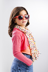 Image showing Fashion little girl