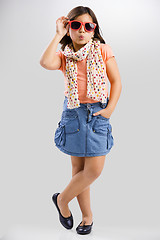 Image showing Fashion little girl