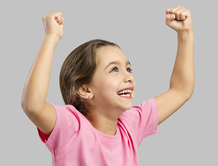 Image showing Happy little girl