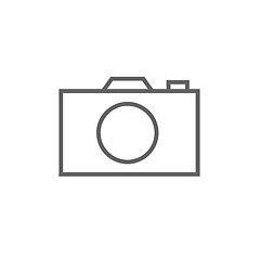 Image showing Camera line icon.