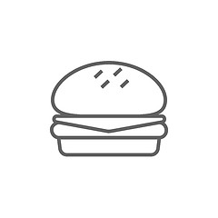 Image showing Hamburger line icon.