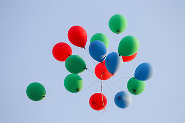 Image showing Colorful balloons
