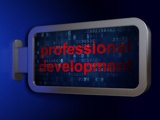 Image showing Studying concept: Professional Development on billboard background