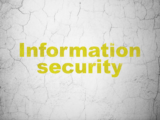 Image showing Privacy concept: Information Security on wall background