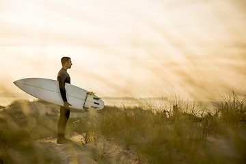 Image showing Searching for the swell