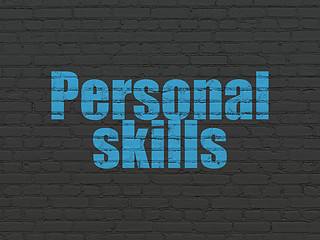 Image showing Education concept: Personal Skills on wall background