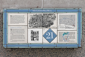 Image showing London Wall Walk