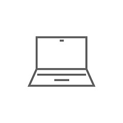 Image showing Laptop line icon.