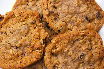 Image showing chocolate chip and raisin cookies