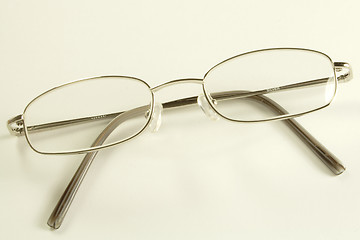 Image showing silver rimmed spectacles