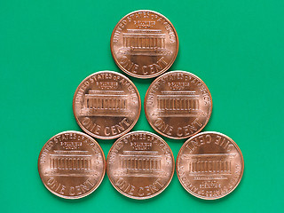 Image showing Dollar coin - 1 cent