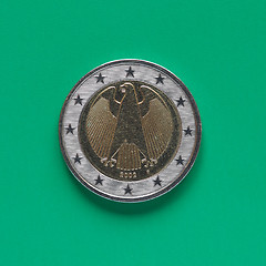 Image showing Two Euro coin money