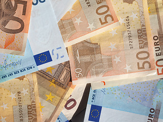 Image showing Fifty and Twenty Euro notes