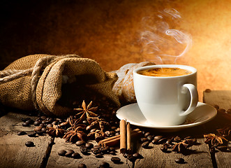 Image showing Coffee and spices