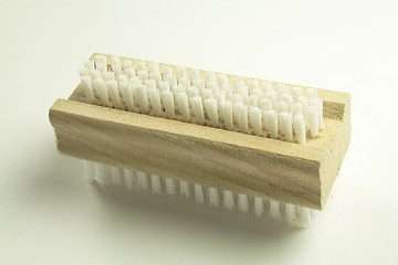 Image showing wooden nail brush