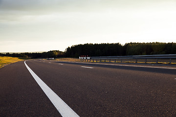 Image showing  small paved road  