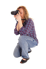 Image showing Woman taking pictures.