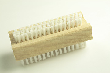 Image showing wooden nail brush