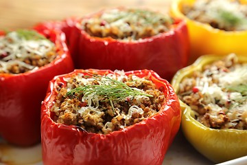 Image showing Stuffed peppers