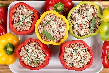 Image showing Stuffed peppers