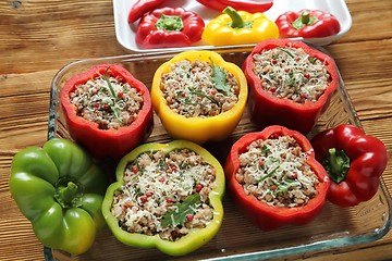 Image showing Stuffed peppers