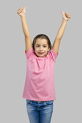 Image showing Happy little girl