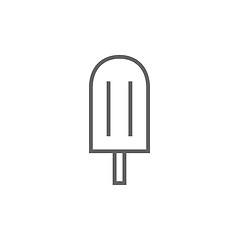 Image showing Popsicle line icon.