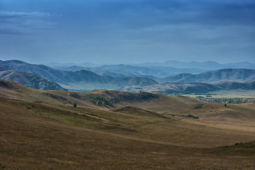 Image showing mountain in autumn day