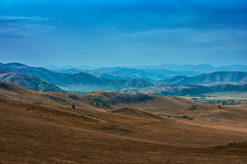 Image showing mountain in autumn day