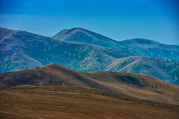 Image showing mountain in autumn day