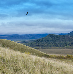 Image showing mountain in autumn day