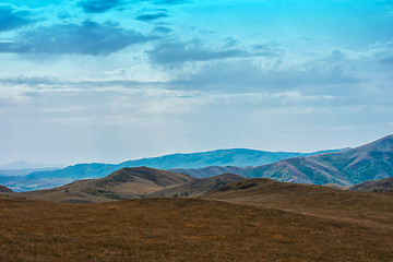 Image showing mountain in autumn day