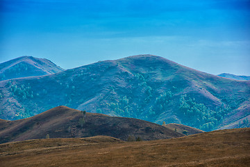 Image showing mountain in autumn day