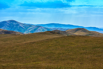 Image showing mountain in autumn day