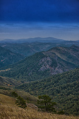 Image showing mountain in autumn day