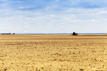 Image showing fertilization of agricultural land  