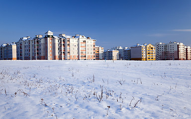 Image showing  the winter. city