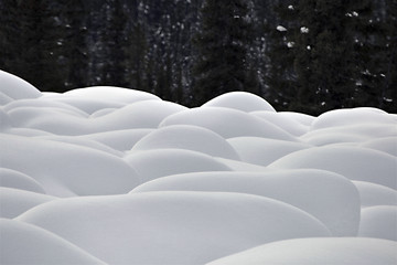 Image showing Mountain Snow Moguls