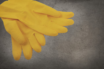 Image showing Vintage image - Cleaning gloves