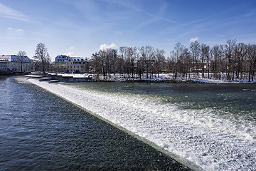 Image showing Karolinenwehr Landsberg Lech in winter