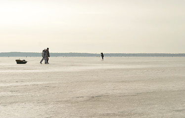 Image showing Winter fishing