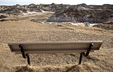 Image showing Badlands Alberta Bench View