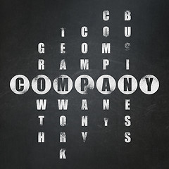 Image showing Business concept: Company in Crossword Puzzle