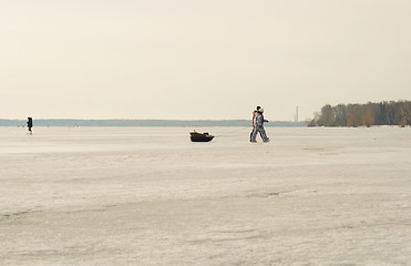 Image showing Winter fishing