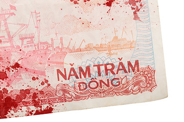 Image showing Old Vietnamese Dong, Vietnamese currency