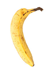 Image showing Over ripe banana, isolated