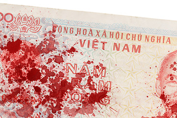 Image showing Old Vietnamese Dong, Vietnamese currency