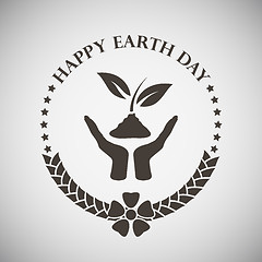 Image showing Earth Day Emblem