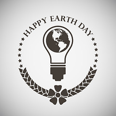 Image showing Earth Day Emblem