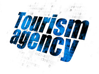 Image showing Tourism concept: Tourism Agency on Digital background